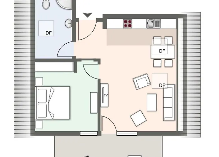 Appartement Haus Boehl Haus Boehl Uts - 13 Sankt Peter-Ording